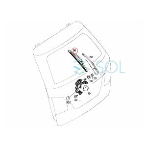 BOSCH リア ワイパーブレード 出荷締切1...の詳細画像2