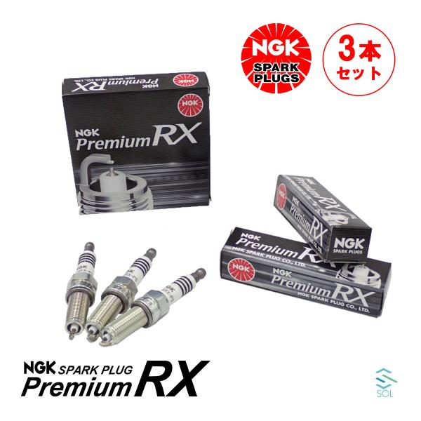 送料185円 NGK ホンダ N-ONE JG2 プレミアムRX スパークプラグ 3本セット 122...