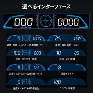 ヘッドアップディスプレイ hud G3 GPS...の詳細画像3