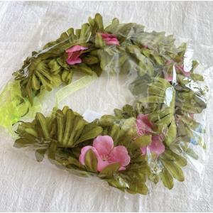 モアナ 花冠 かんむり 葉っぱ お花 ピンク ...の詳細画像3