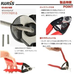 IWISS ワイヤーカッター フィッシュプライ...の詳細画像2