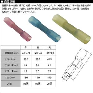 アイウィス IWISS 防水形圧着端子 熱収縮...の詳細画像4