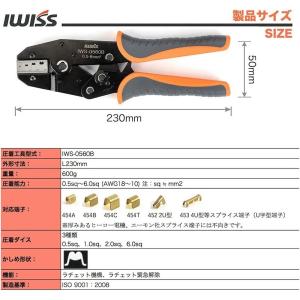 圧着工具 圧着ペンチ スプライス スプライス端...の詳細画像1