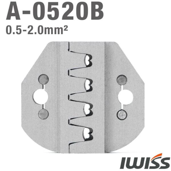 交換用ダイス ギボシ端子 ダイス 圧着端子 端子 卓上圧着機交換用ダイス EDM加工 交換 IWIS...