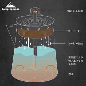 キャンピングムーン パーコレーター コーヒー ...の詳細画像3