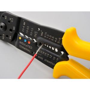 電工ペンチ 圧着工具 圧着ペンチ コードプライ...の詳細画像3