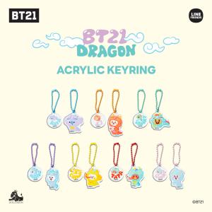 ソロモン商事 BT21 2024年_BABY DRAGON アクリルキーリング BAK_D_ACRYLIC KEYRING アクリルキーリング｜solomon