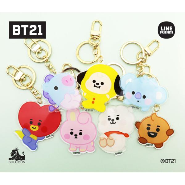 【：30%OFFセール ：】 ソロモン商事 BT21 ATE_アクリル キーホルダー ACRYLIC...