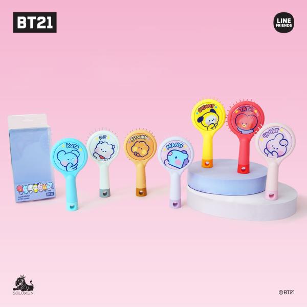 【：30%OFFセール ：】  ソロモン商事 BT21 minini ヘアブラシ BT21-HBS-...