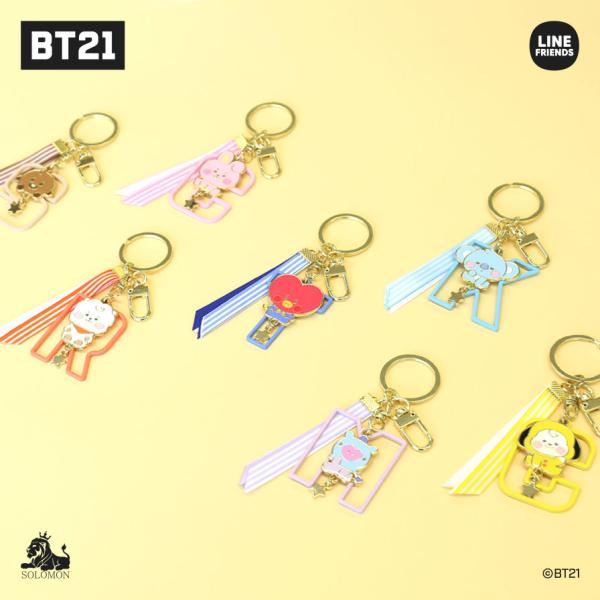 【：70%OFFセール：】 BT21 メタルアルファベットキーチェーン METAL ALPHABET...