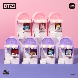 ソロモン商事 WEB先行販売 BT21 カフェ時計 CAFE CLOCK 卓上時計 時計 LEDランプ デスクライト おうちカフェ おうち時間　