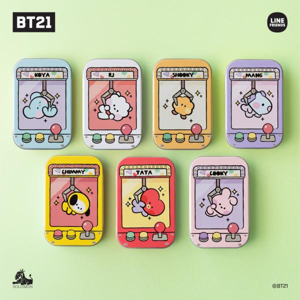 【：50%OFFセール ：】 ソロモン商事 BT21 minini ティンケースステッカーセット(1...