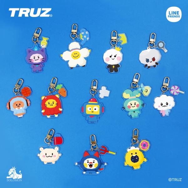 ソロモン商事 TRUZ アクリルキーリング ACRYLIC KEYRING チリ ロミー ヨチ ボン...