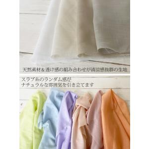 無地 布 麻 生地 手作り 80s×50s綿/...の詳細画像1