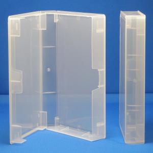 ＶＨＳビデオテープ用ＢＯＯＫ型ハードケース　半透明　10個