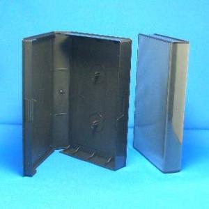 ＶＨＳビデオテープ用ＢＯＯＫ型ハードケース 黒 サイズ大　10個