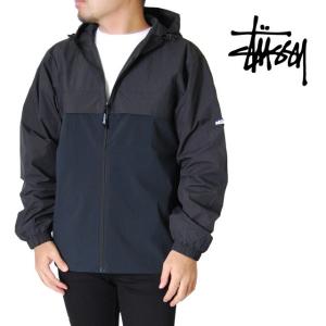 STUSSY ステューシー ナイロンジャケット メンズ ブラック S M L XL