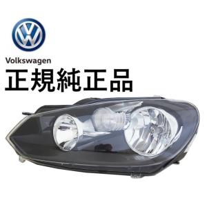 正規純正品 ワーゲン GOLF6 ゴルフ6 (5K AJ 51) VW ハロゲン ヘッドライト ヘッ...