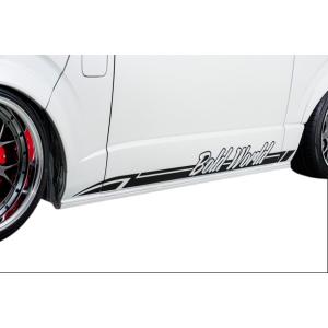 AIMGAIN 純VIP LIP トヨタ 200 ハイエース ナロー リップタイプ 4・5・6・7型 サイドステップ ※5ドア用 エイムゲイン サイドスポイラー