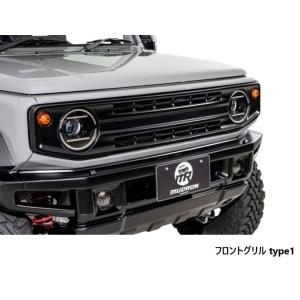 JAOS ジャオス フロントグリル 塗装品 マットブラック 2018.07