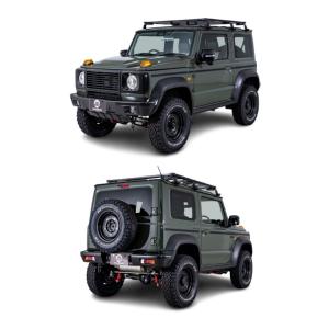 AIMGAIN MUDRON Vintage SUZUKI スズキ JIMNY SIERRA ジムニーシエラ JB74W フルキット 4点 エイムゲイン エアロセット エアロキット フルエアロ エアロ パーツ｜Parts-Solution-ヤフー店