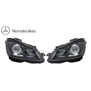 正規純正OEM W221 ヘッドライト ライト ナイトビュー付 後期 ベンツ