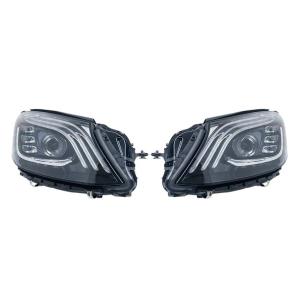 正規純正OEM W221 ヘッドライト ライト ナイトビュー付 後期 ベンツ