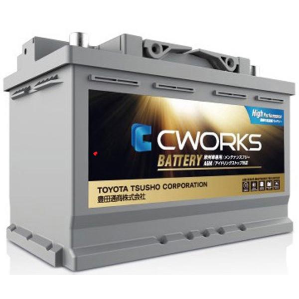 CWORKS製 LN6 バッテリー 12V 105Ah 950A CCA CWG210YL6AGM