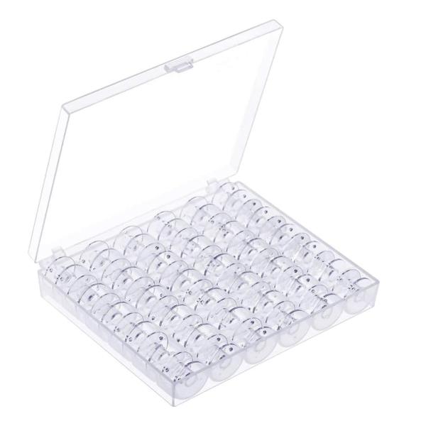 BTtime ミシンボビン 36個セット 家庭用ミシンボビン ボビンホルダー 透明ボビン プラスチッ...