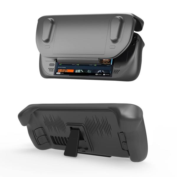 Uniraku Steam Deck全面保護ケース Steam Deck 用ソフトシリコン保護ケース...