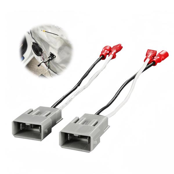 TVETE カースピーカーコネクタハーネスアダプター ラジオスピーカー スピーカーワイヤーアダプター...