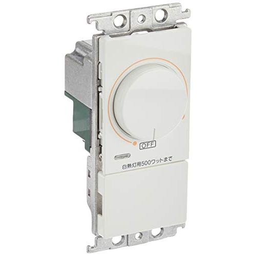 パナソニックPanasonic 埋込調光スイッチB 白熱灯用500W ロータリー式 ホワイト AC1...