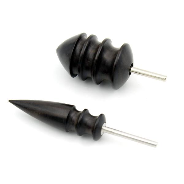 YFFSFDC 電動 コバ磨き DIY黒檀 革工芸 2サイズ 革磨き コバ磨き 革磨き レザースティ...