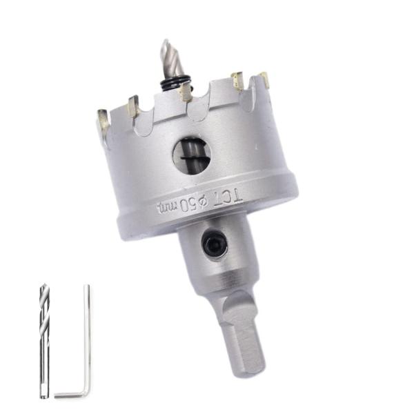 超硬 ホールソー ホールカッター ステンレス 鉄 金属 穴あけ タングステン合金チップ 切削直径50...