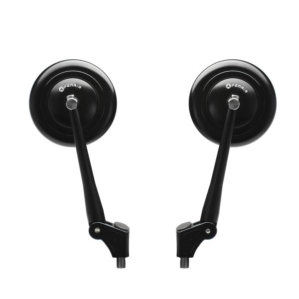 FENRIR ブラック バイク ミラー CNC にとって 10mm/8mm ネジ サイド オートバイ...