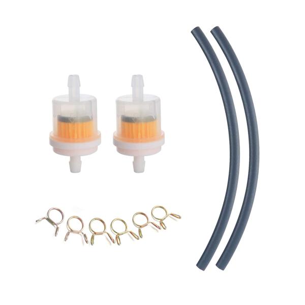 サムコス ガソリンフィルター 燃料ホース バンド セット 10点セット ホースライン バイク メンテ...