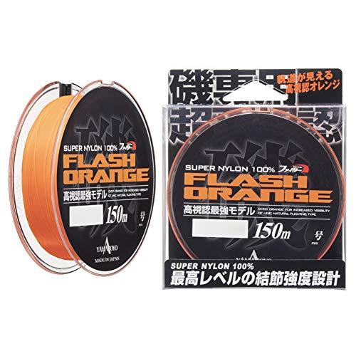 ヤマトヨテグスYAMATOYO ナイロンライン ファイター フラッシュオレンジ 150m 1.5号 ...