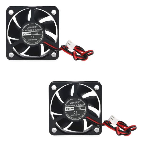 PENGLIN 2PCS 冷却ファン 5020 5V PCケースファン 2ピン ブラシレス 5cmフ...