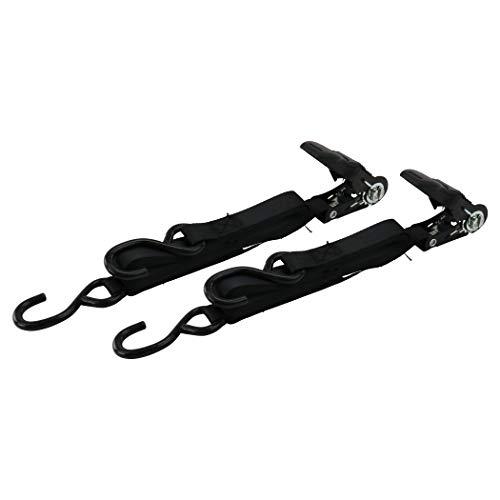 イーバリューE-Value ラチェット式ベルト荷締機 4.5m ブラック 2本組 ERT-25SR