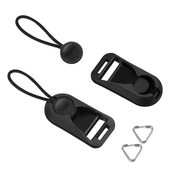 Cobby アンカーリンクス ストラップアダプター 三角リング付 カメラ・双眼鏡に汎用 黒 2枚セッ...