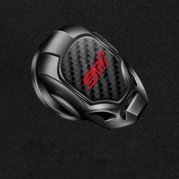 （MHNETY）エンジンプッシュボタン カバー STIに適し車のスタートストップボタンスイッチ装飾カ...