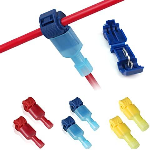 BESTU T型 配線コネクター 分岐 配線 接続 平型端子 エレクトロタップ 配線分岐コネクター ...