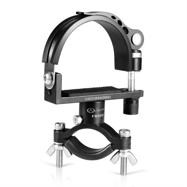 LIGHTFE FB 369自転車用懐中電灯スタンドアルミニウム合金、360°回転可能でサイズ調整可...