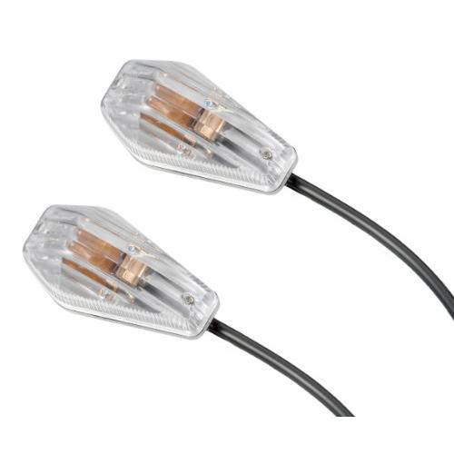 ポッシュPOSH バイク用品 エアロストリームウインカー 12V15W クリアーレンズ 090022