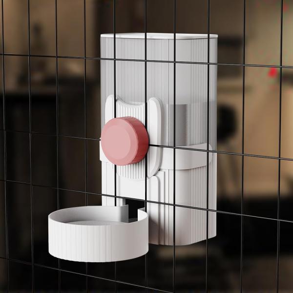 ESTVLB 自動給水器 猫 犬 給水器 猫 犬 水飲み 吊り下げ式ウォーターディスペンサー クリッ...