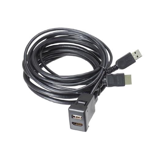 ビートソニック USB/HDMI延長ケーブル USB10A : トヨタ/ダイハツ専用 USB/HDM...