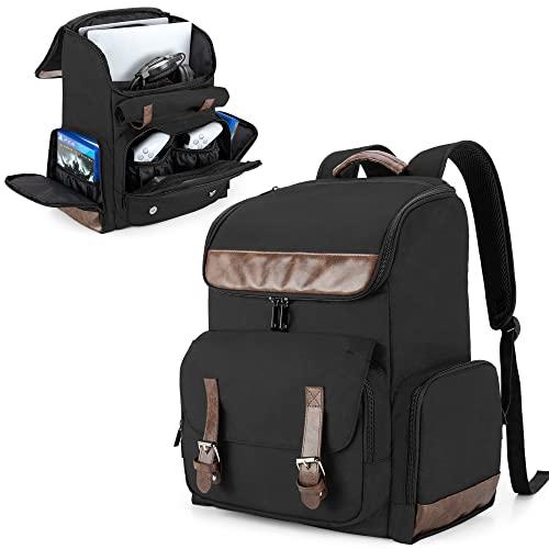 LoDrid PS5収納用バッグ ps5/PS4用バックパック 持ち運びケース 耐衝撃 防塵 防水 ...