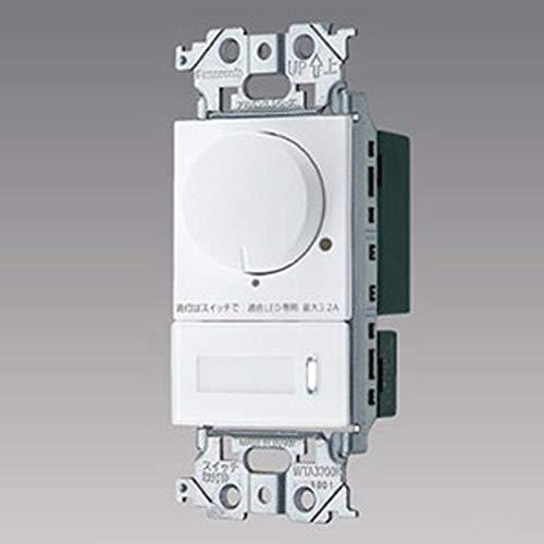 パナソニックPanasonic LED埋込逆位相調光スイッチC 片切・3路両用 マットホワイト WT...