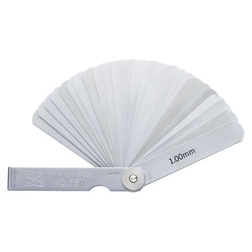 新潟精機 SK 日本製 シクネスゲージすきまゲージ 25枚組 75mm 65M 0.03-1.00m...