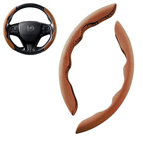 TATACLEA ハンドルカバー 車用 ステアリングカバー 汎用 軽自動車 普通車 取付簡単 汚れ防...